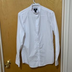 H&M Men’s Band collar dress shirt (Custom DIY)